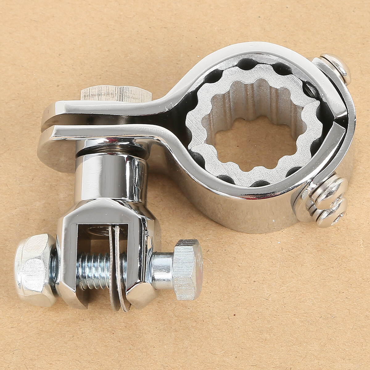 25/32/35mm Crash Bar Motorcycle Highway Foot Peg Mount Clamps Fit For Harley