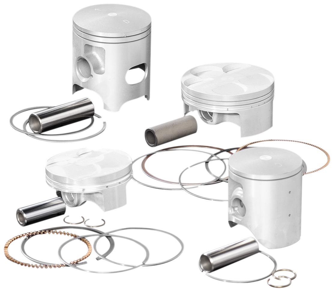 Pro-X 01.3338.A Piston Kit (A) – Standard Bore 76.96mm, 13.4:1 Compression