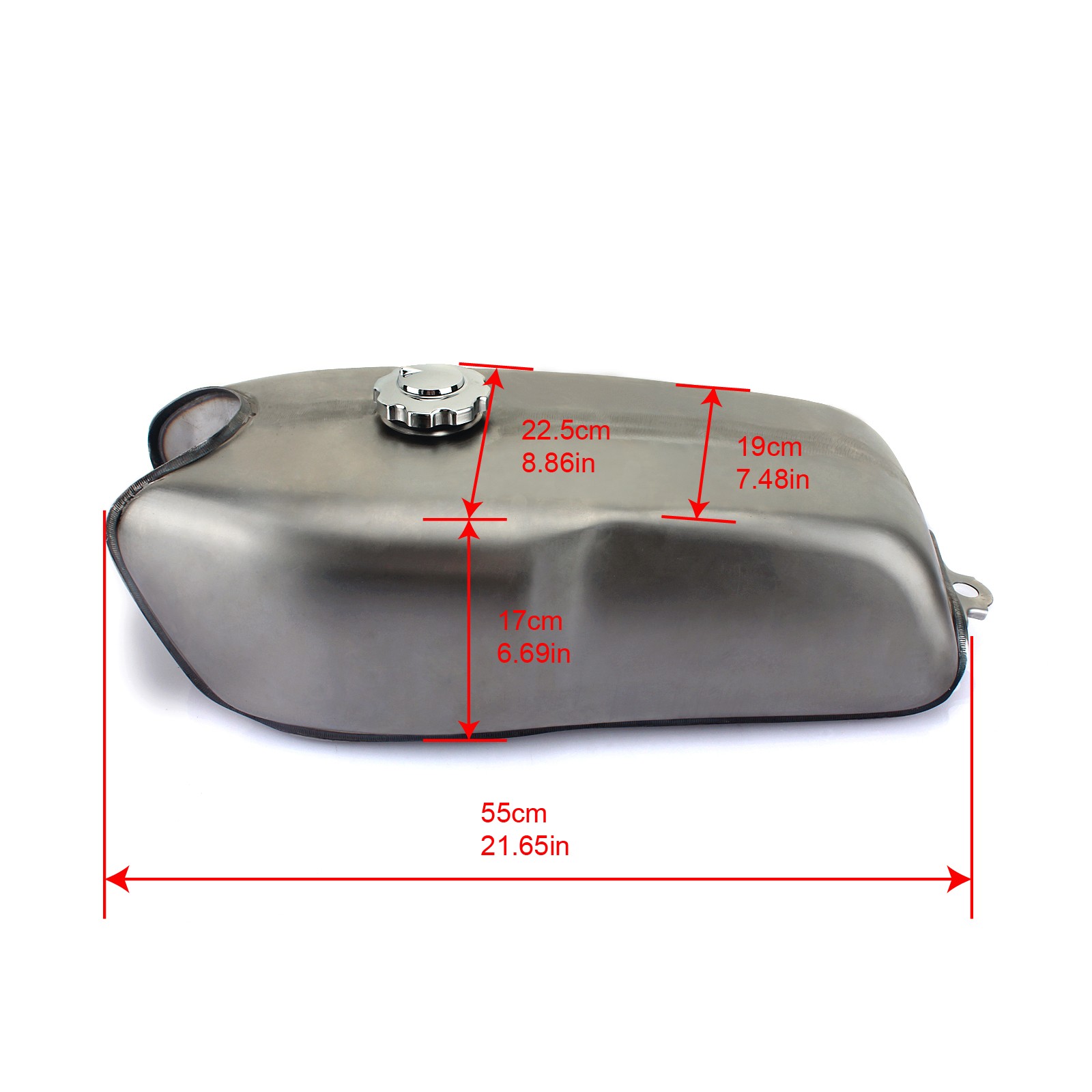 2.4 Gal 9L Cafe Racer Gas Fuel Tank Universal For Honda for Yamaha for Suzuki