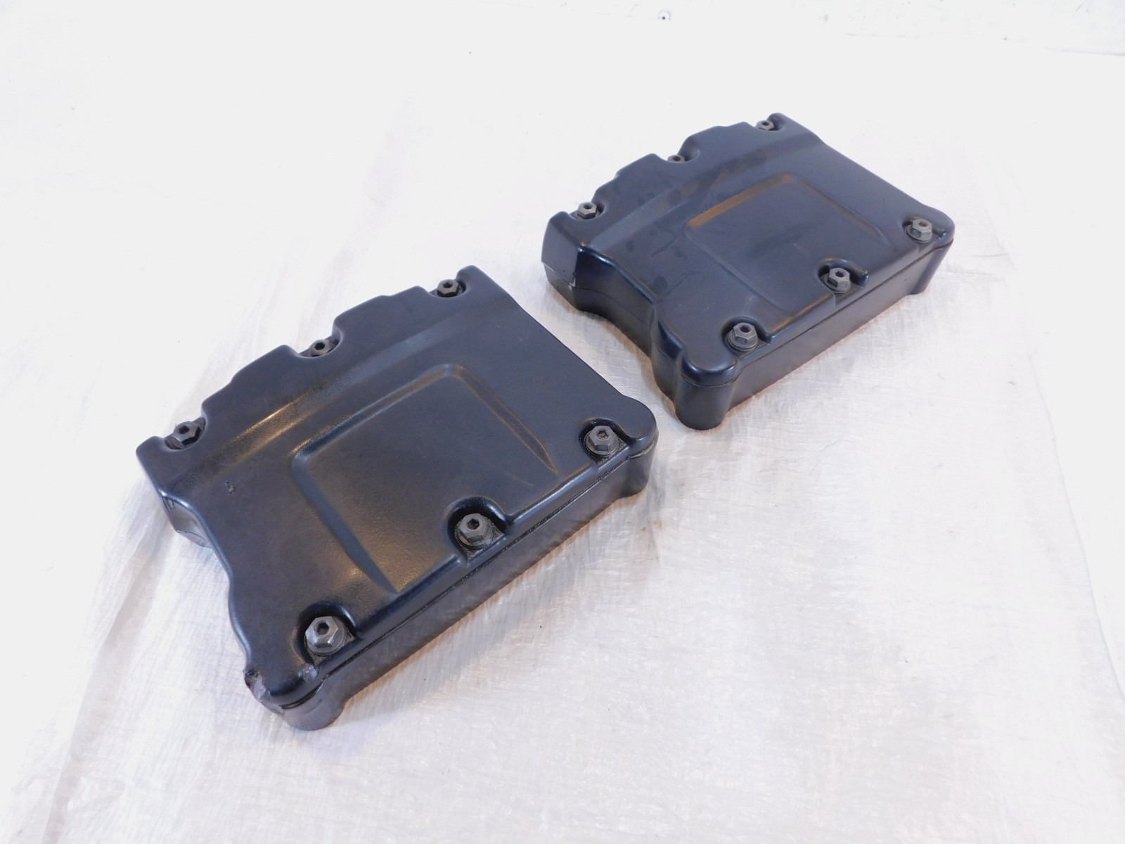 Harley Davidson Touring Dyna & Softail Black Cylinder Head Rocker Boxes