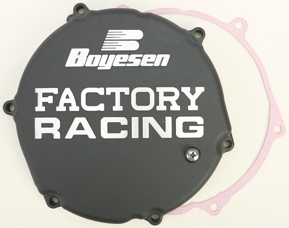 Boyesen Black Clutch & Ignition Cover for 1993-02 Kawasaki KX250 SC-12B CC-12B