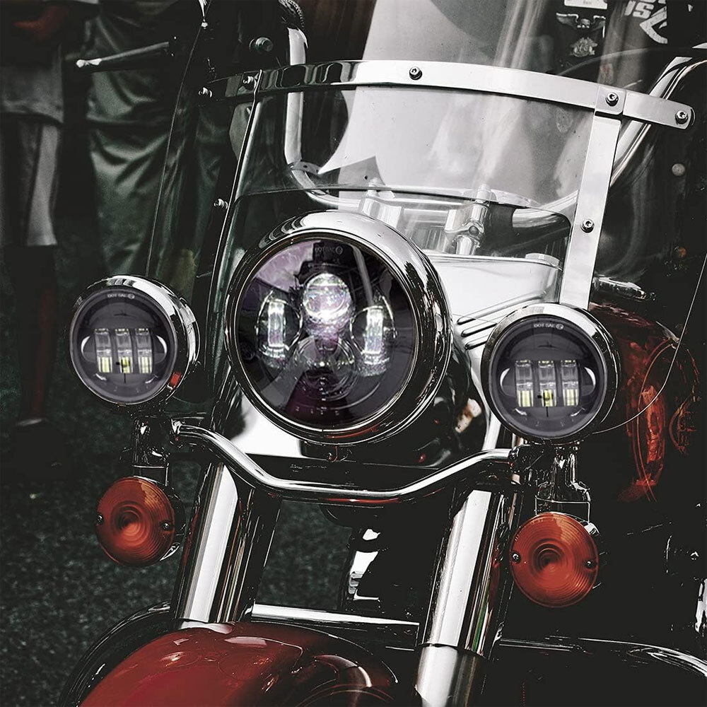 7″ LED Headlight & 4.5″ Passing Lights for Harley Davidson Electra Glide Classic