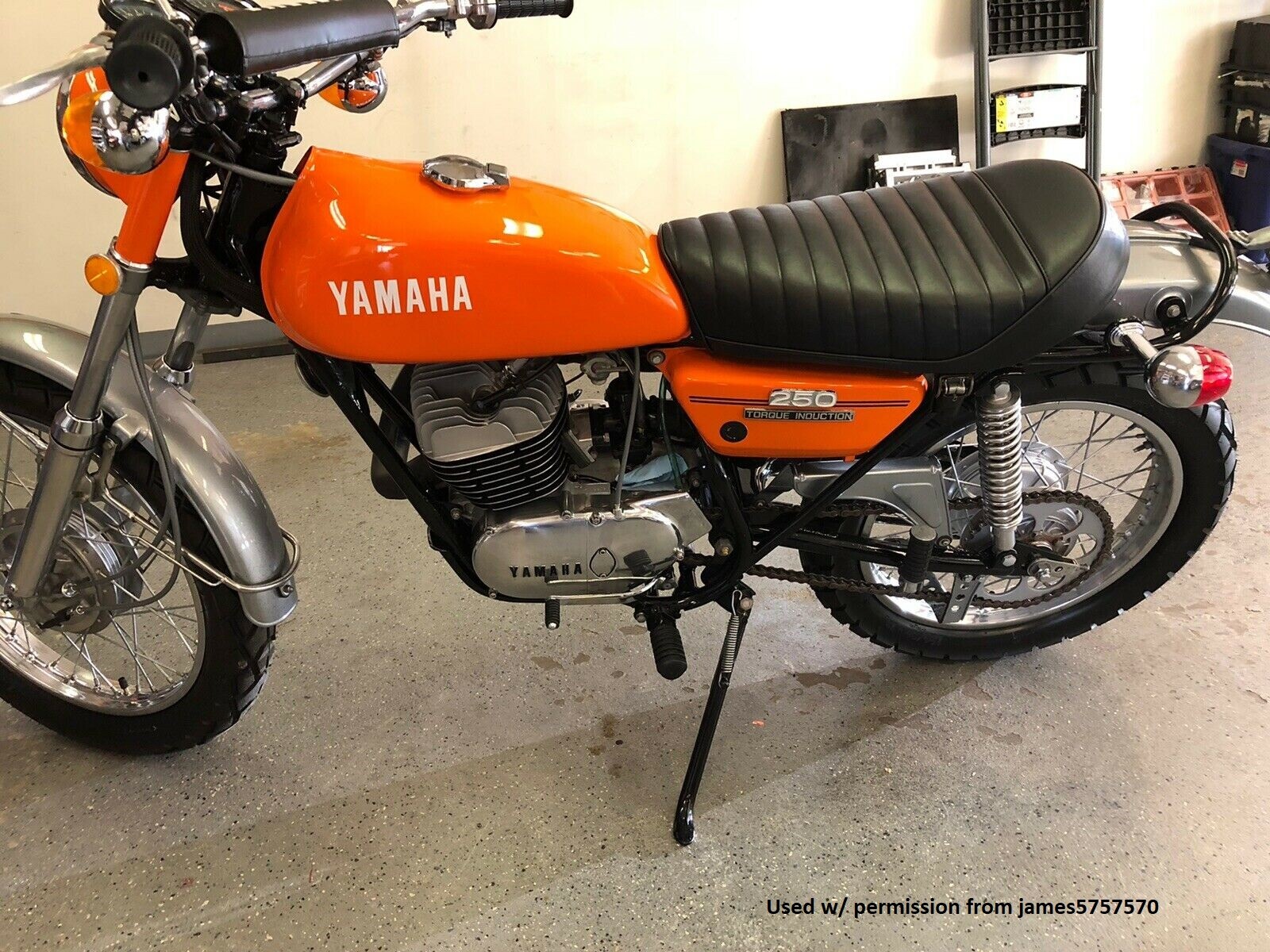 YAMAHA 1972 1973 RT2 RT3 DT2 DT3 REPLACEMENT SEAT COVER