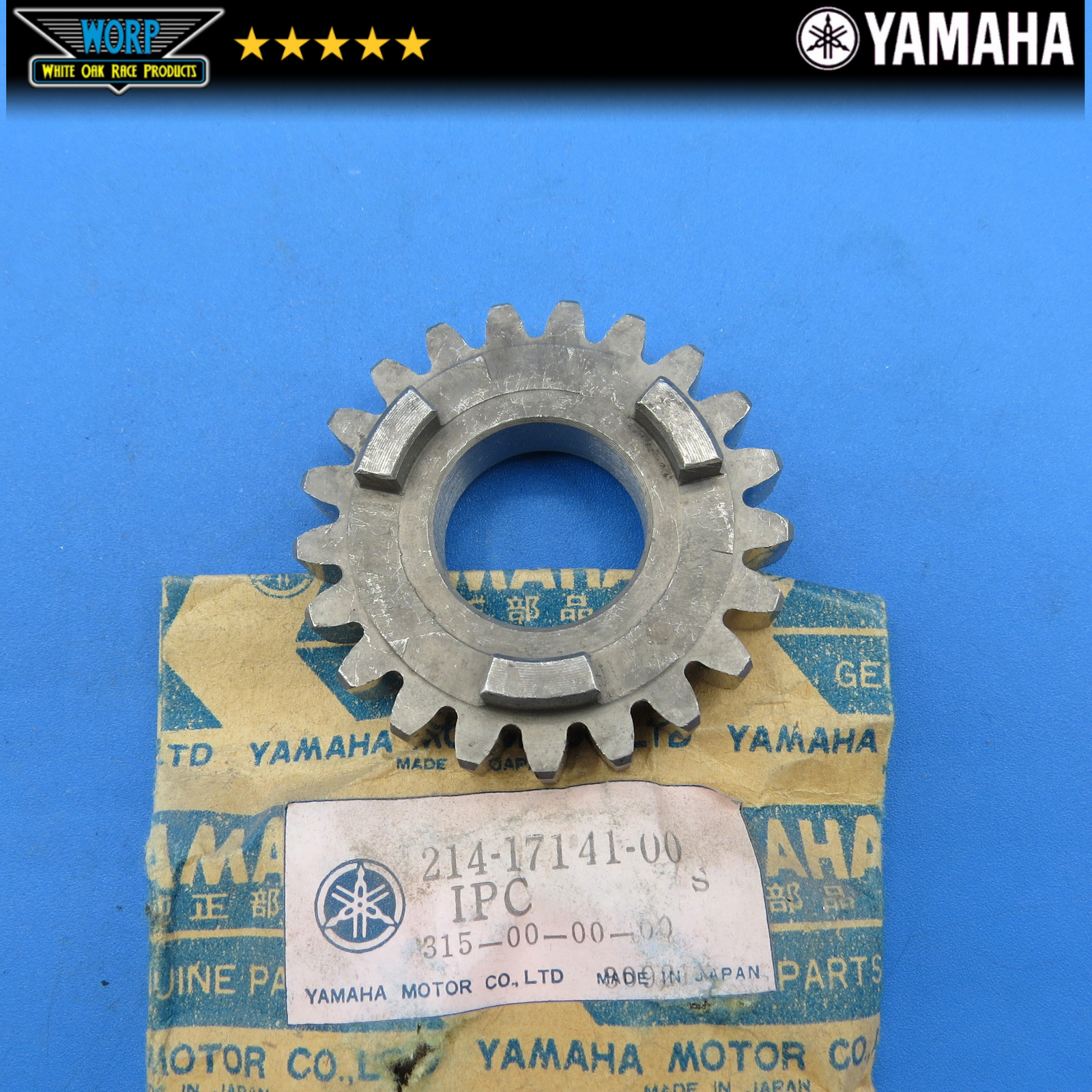 NEW OEM YAMAHA DT1 TD1 250 4TH FOURTH PINION TRANSMISSION GEAR 214-17141-00-00