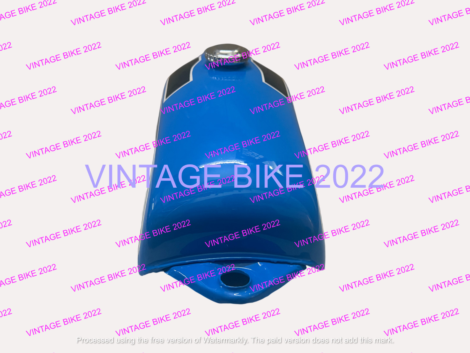 Yamaha DT 175 DT175 Enduro Blue Painted Tank 1976 + CAP TAP/FIT FOR