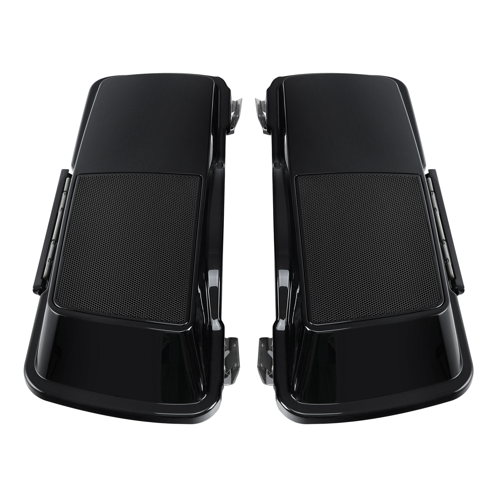 5″ Stretched Extended Hard Saddle Bags Speaker Lids FitFor Harley Touring 93-13