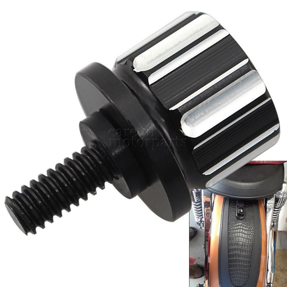 Black Aluminum Rear Seat Bolt Screw fit for Harley Touring Road Glide CNC 86-23