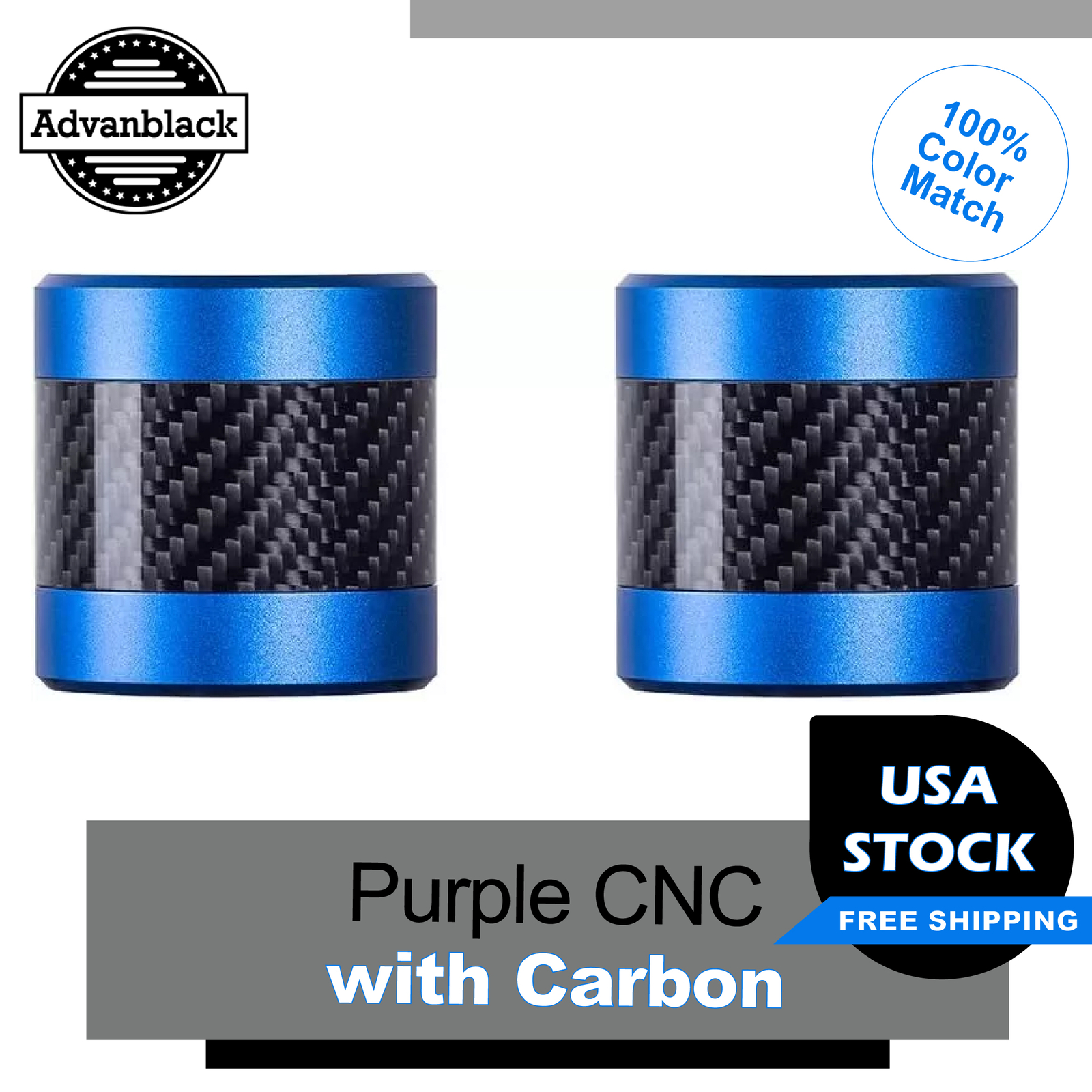 Blue CNC Alumium Carbon Fiber ProTek Machined Inlay Crash Bar Slider