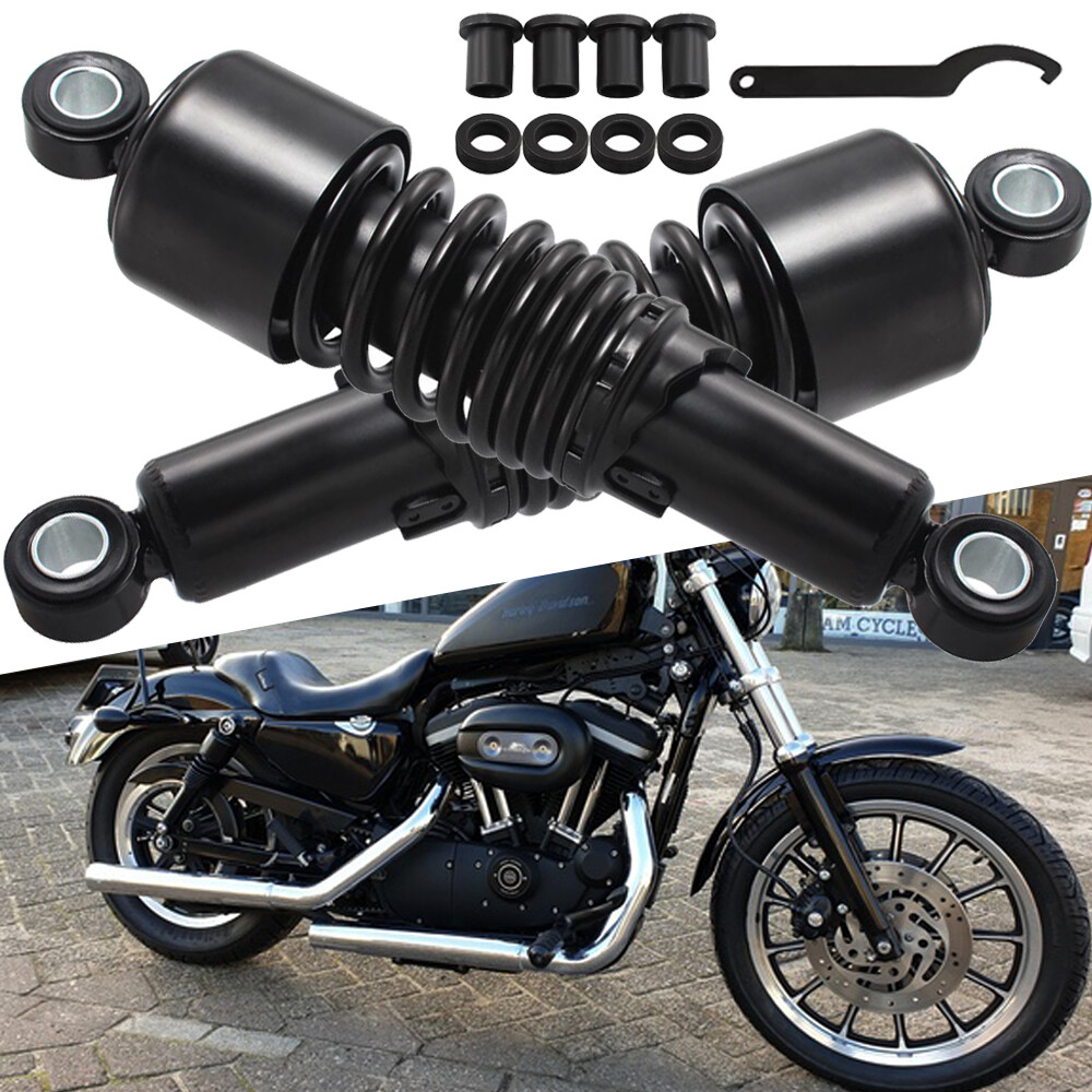 10.5″ Rear Absorber Shocks For Harley Dyna Fat Bob Low Rider Wide Glide Lowering