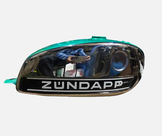 Fits Zündapp KS 50 GTS C 50 KS 80 5x. Type 530/529 Chrome Green Petrol Tank