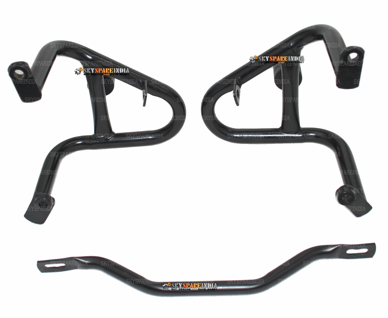 Engine Guard with Slider Fit For Royal Enfield Continental GT Interceptor 650 Bl