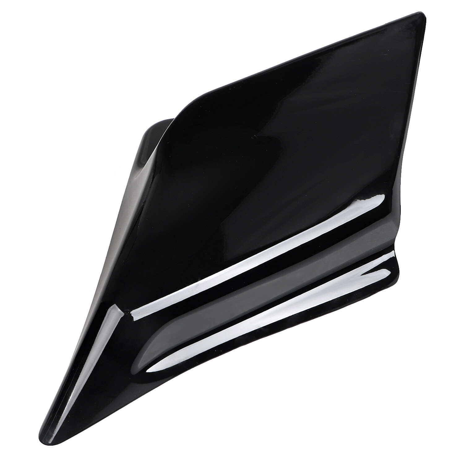 Black Stretched Side Covers For Harley 97-07 Electra Glide Road King FLHR FLHX