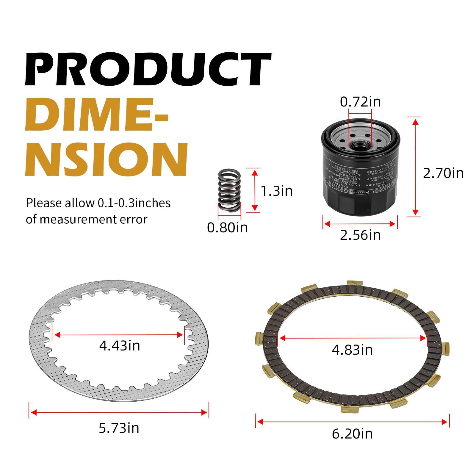 Clutch Friction Steel Plates & Gasket Oil Filter for Kawasaki Vulcan VN800 VN900