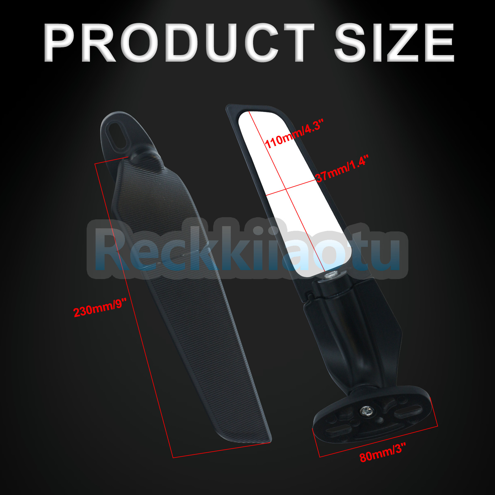 Wing Rearview Side Mirror For Honda CBR1000RR CBR250R CBR600F4 CBR500R CBR125R