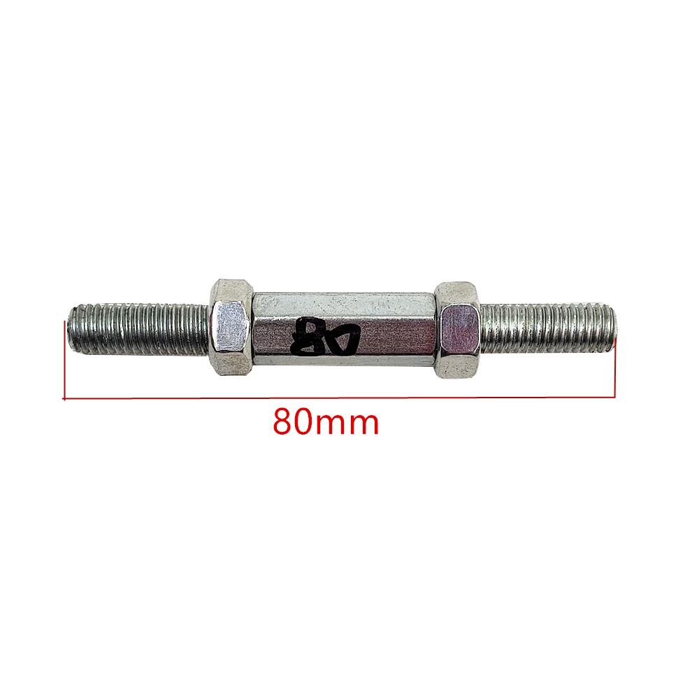 Motorcycle 80mm/3.15in Steering Tie Rods M8 Linkages For Scooter ATV Quad Bike