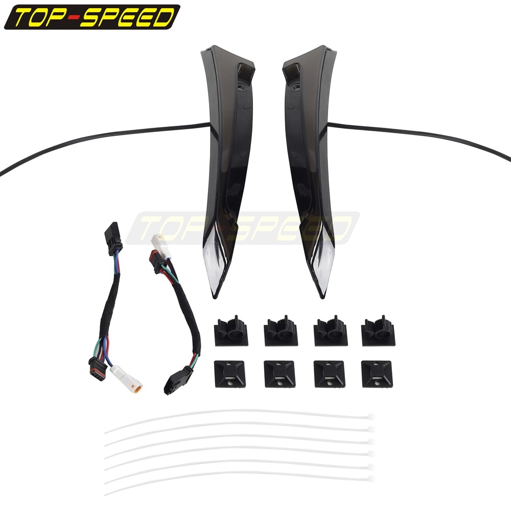 Diffused LED Lighting Windshield Decorative Light For Touring Road Glide 2015-UP
