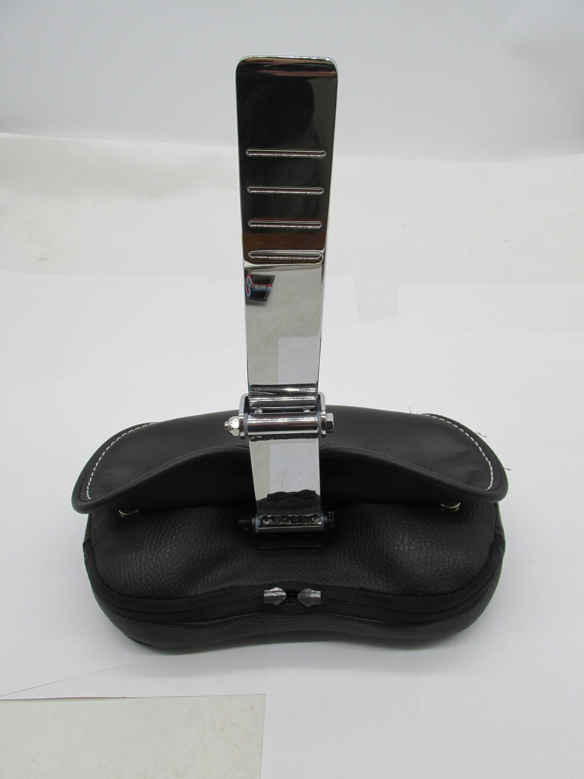 Indian Genuine Rogue Rider Backrest Pad Black White Stitching 2879542