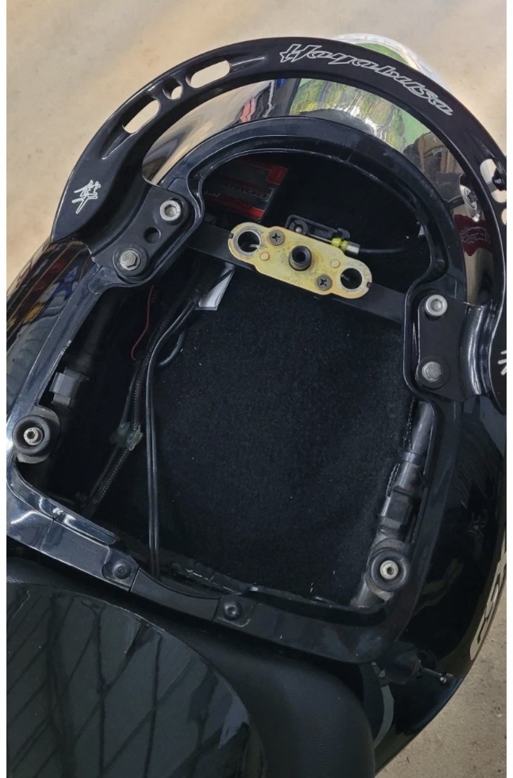 Unpainted flat black undertail for SUZUKI 1999-2007 HAYABUSA 1300