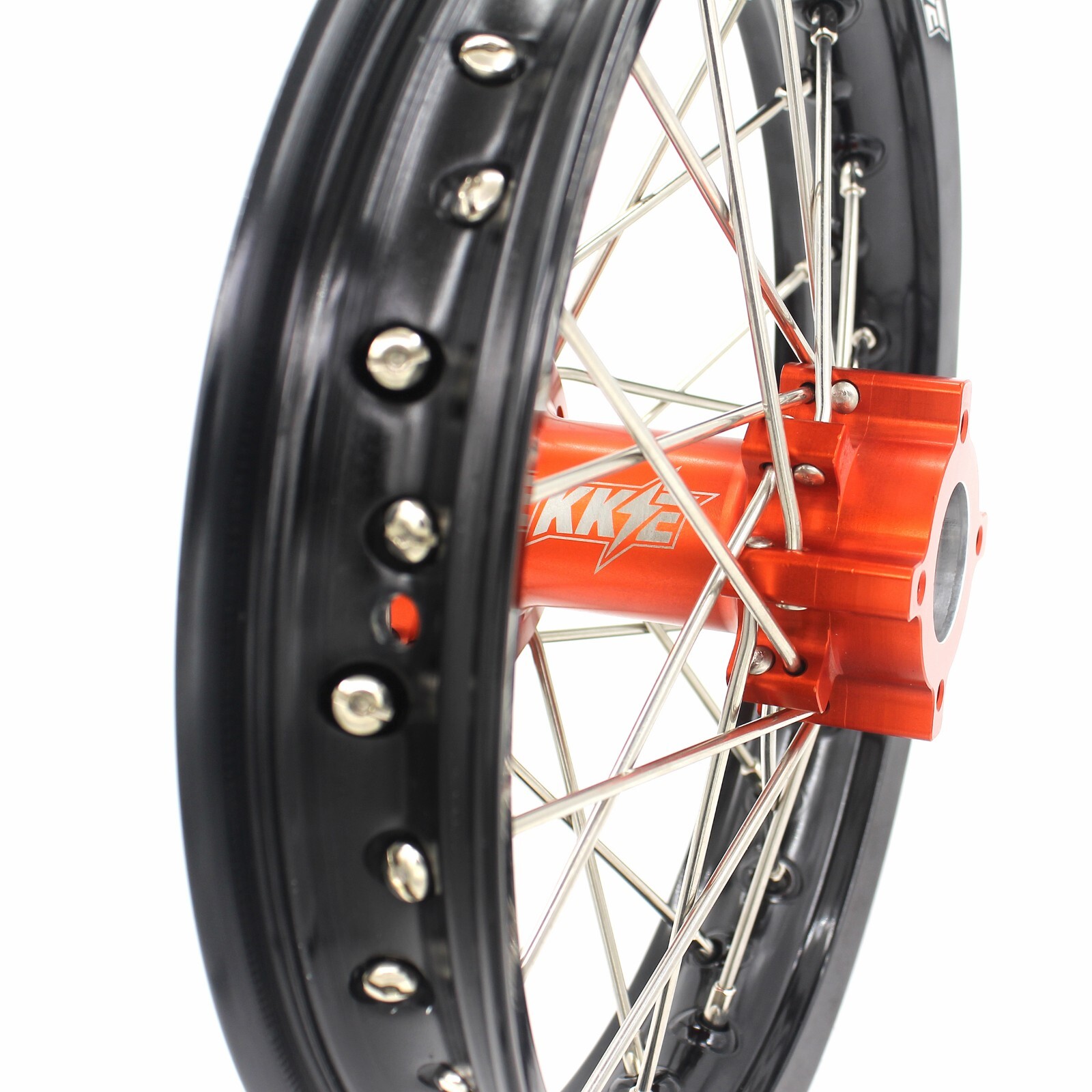 KKE Front 1.4*14 Rear 1.6*12 Mini Kids Wheel Rims Fit KTM SX 65 2002-2024 Orange