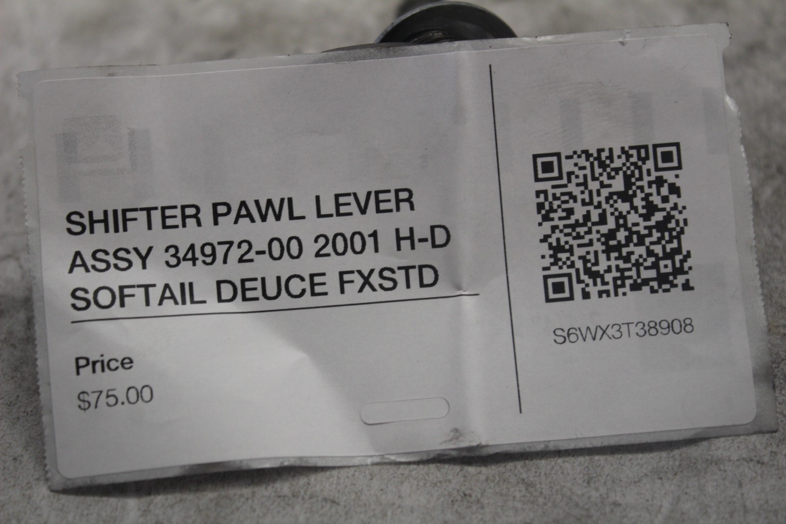 SHIFTER PAWL LEVER ASSY 34972-00 2001 H-D SOFTAIL DEUCE FXSTD