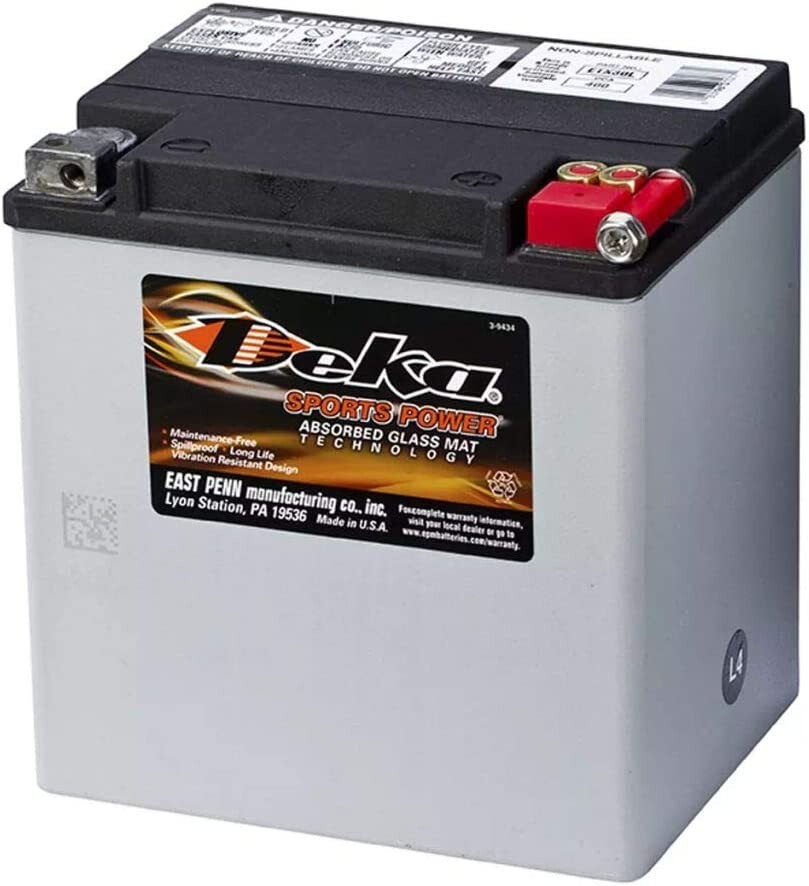 Deka ETX30L Battery – OEM 12V 400 CCA 1 Year Warranty
