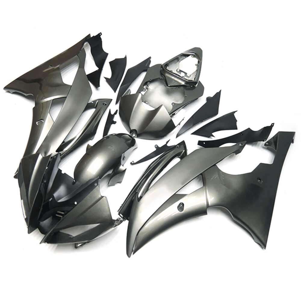 Injection Gun Metal Fairing Kit for Yamaha YZF R6 2008-2016 ABS Plastic Bodywork