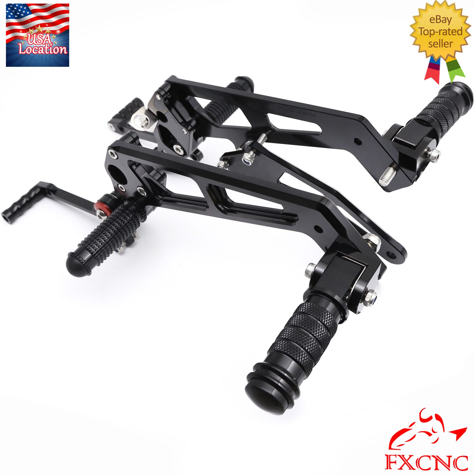 For Honda MSX125 Grom 2021-2025 CNC Rearset Footpeg Rear Set Footrest Motorcycle