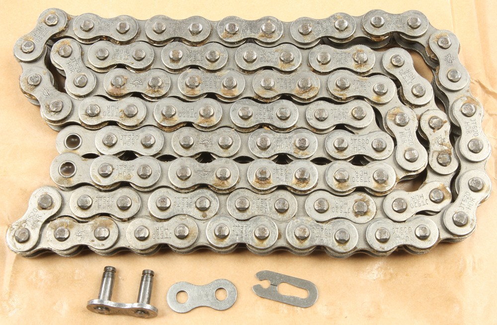 JT 520 HDR Race Series Non O-Ring Chain 92 Links Offroad Natural
