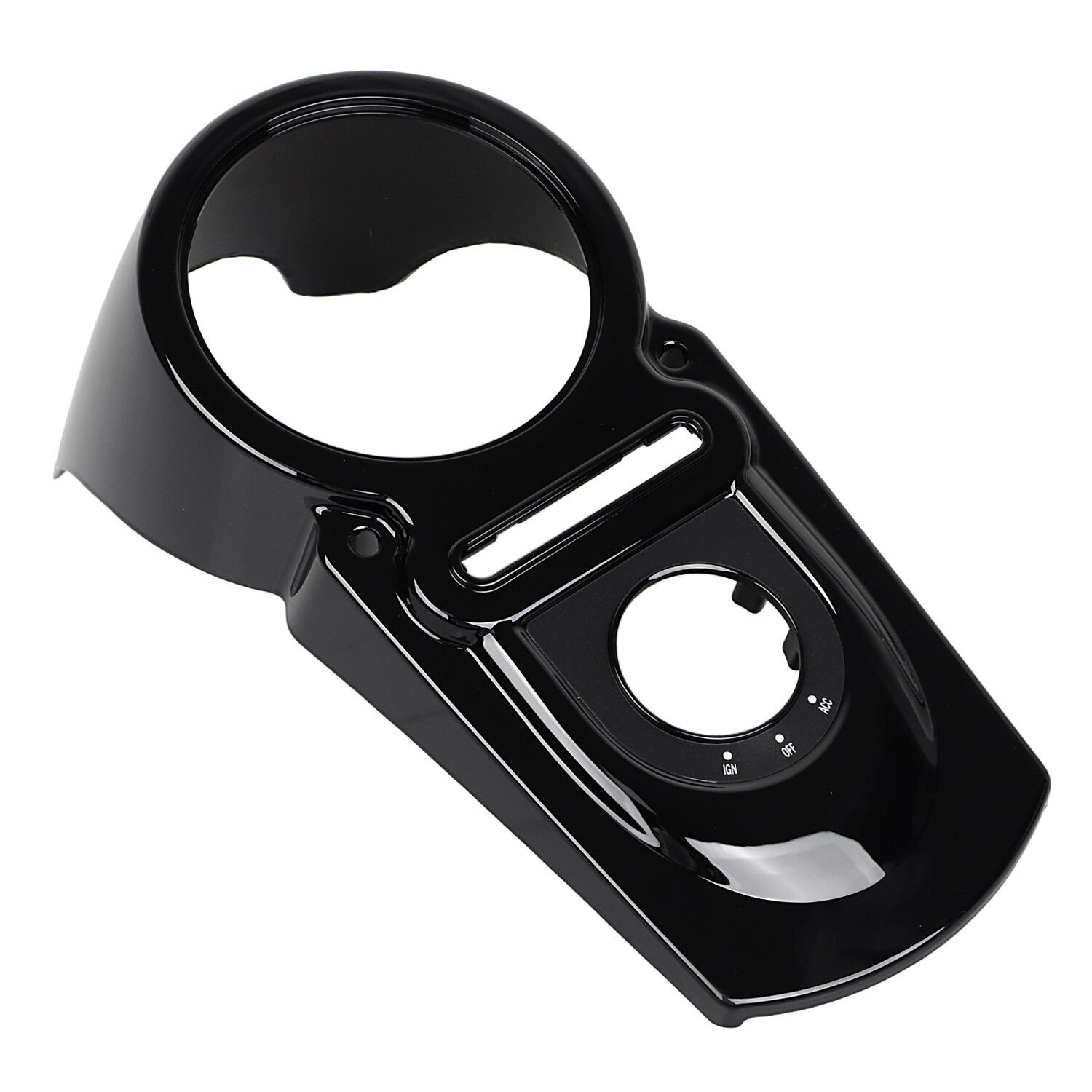 Vivid Black Fuel Tank Dash Console Fit For Harley Dyna Street Fat Bob FXDF FXDB