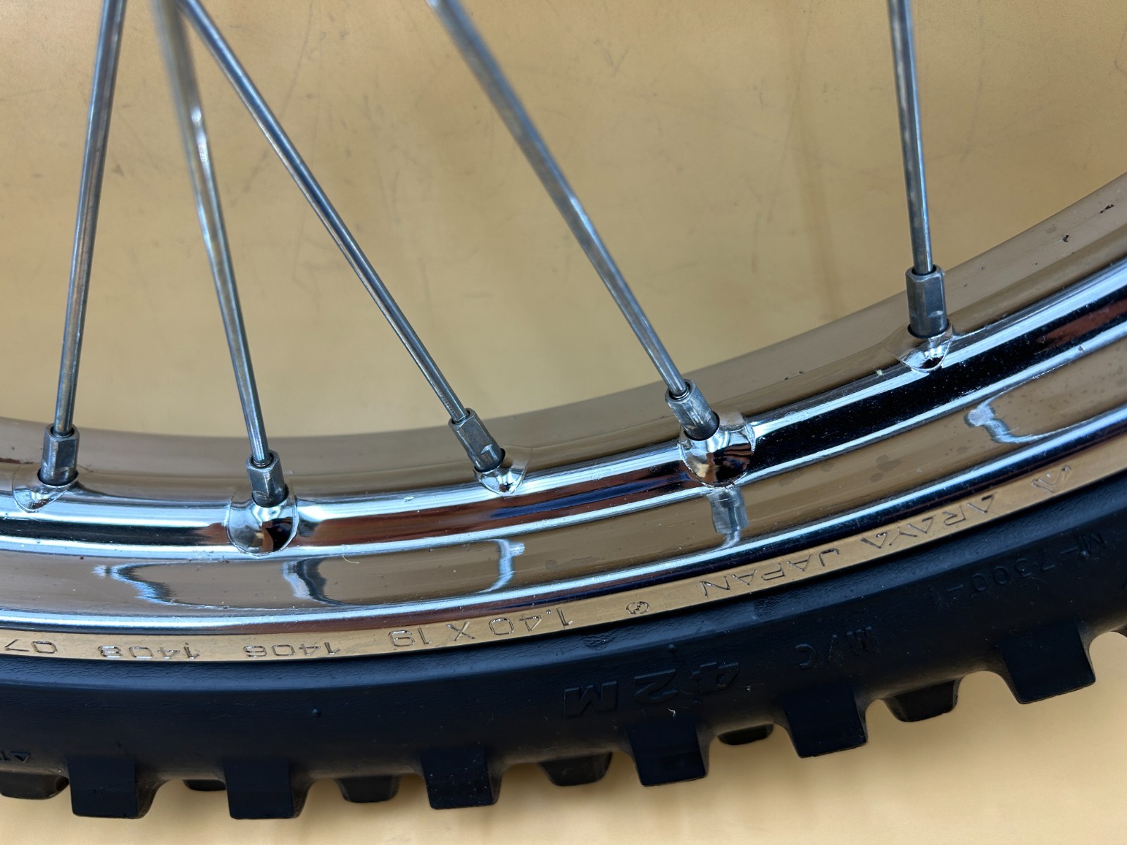 2001-2006 Honda XR100R CRF100F OEM Front Wheel Rim And Tire Complete