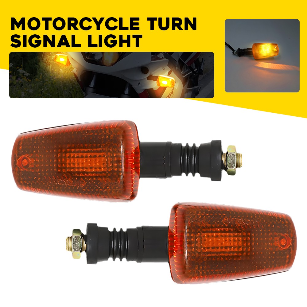 For Yamaha TW200 XT225 XT250 Turn Signal Light Lamp Pair Front/Rear Indicator 4x