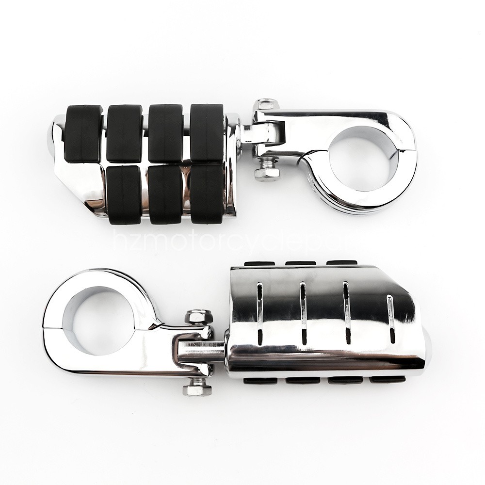 Pair 1.5″ 1-1/2″ Motorcycle Highway Foot Pegs For Honda VTX 1300 1800