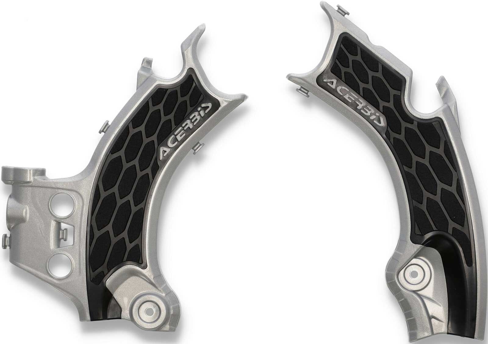 Acerbis X-Grip Frame Protectors-Honda-CRF 450R-2025-Silver/Black