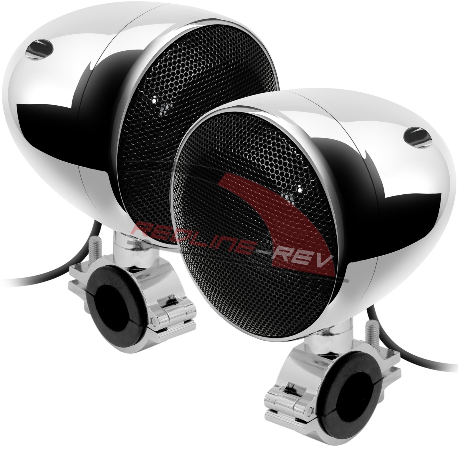 Refurbished 1000W Waterproof Bluetooth Motorcycle Audio Stereo 4 Speakers System