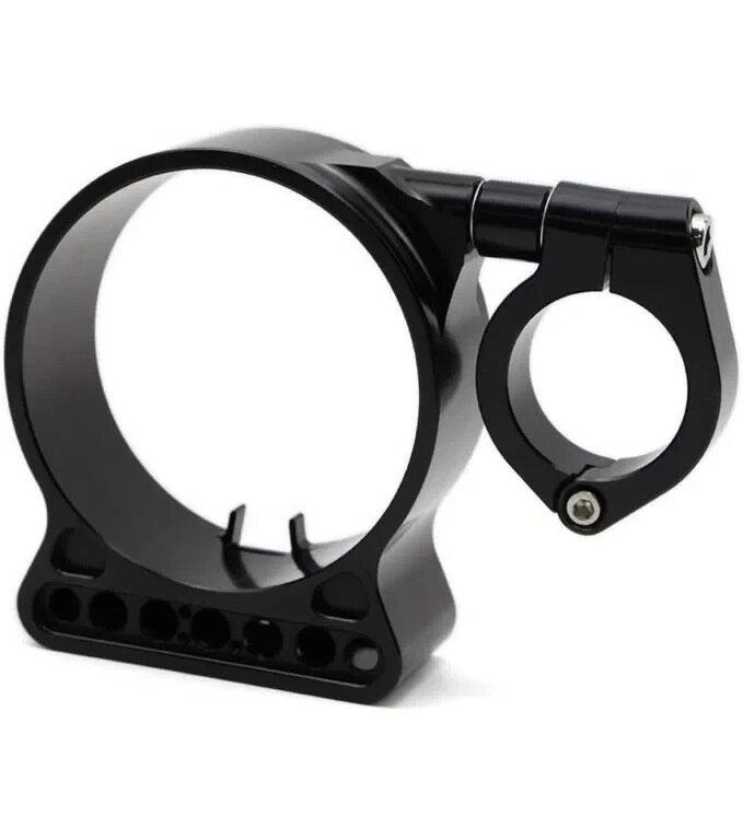 Dreamseek Motorcycle 39mm Side Mount Speedometer Relocation Bracket for Harley