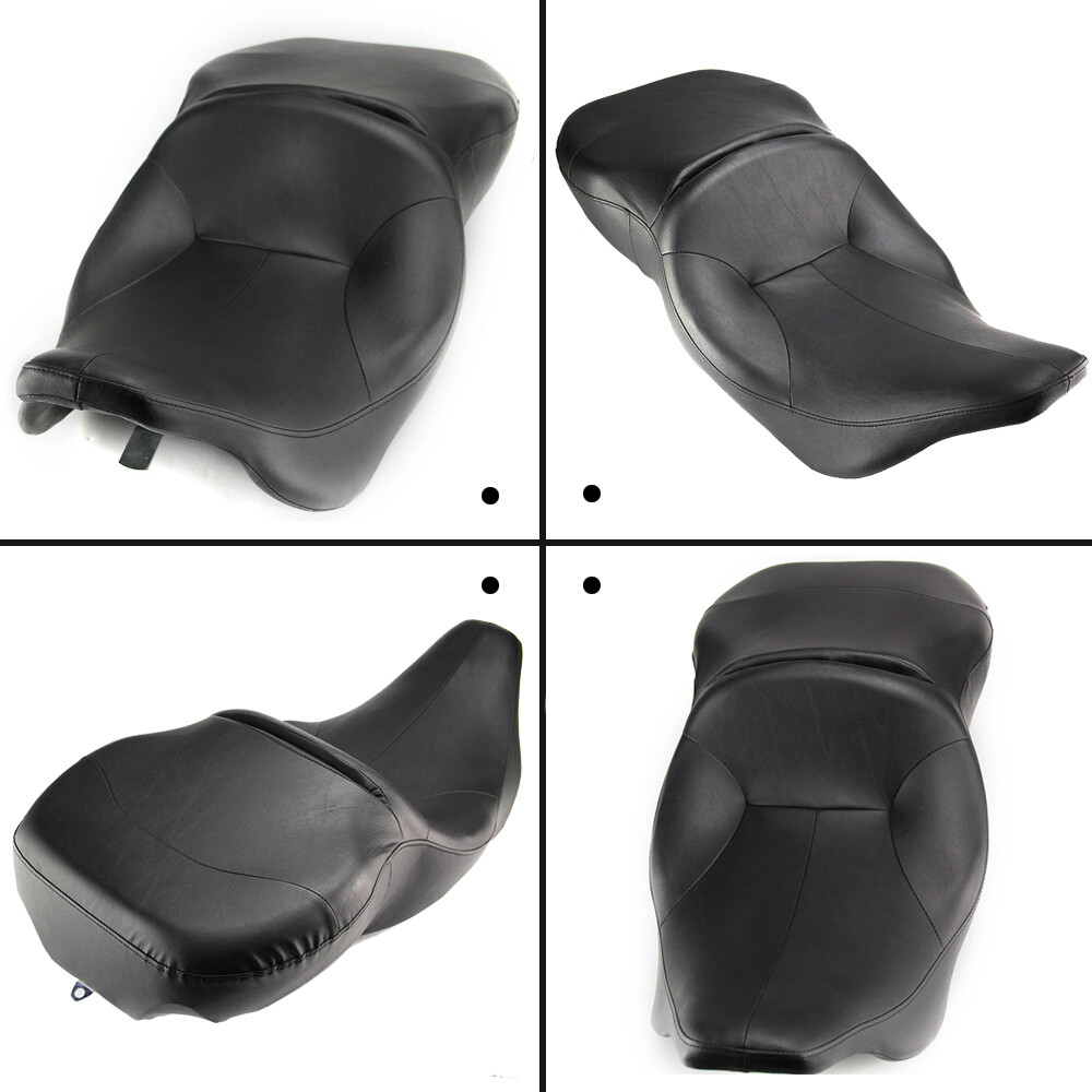 Motorcycle One-Piece Driver & Passenger Seat For Harley Electra Glide 1997-2007