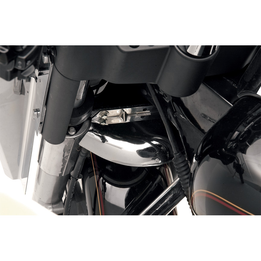 Lower Triple Tree Wind Deflector Front Fork Air Baffle For Harley Touring