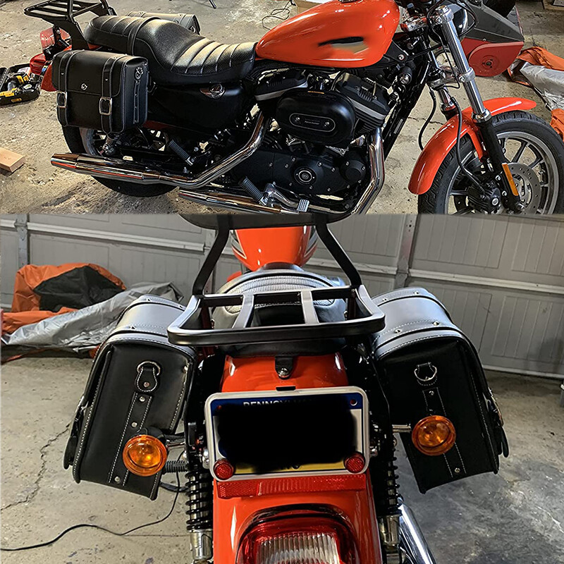 Motorcycle Side Saddle Bags For Suzuki Boulevard C50 C90 M50 Intruder VL1500