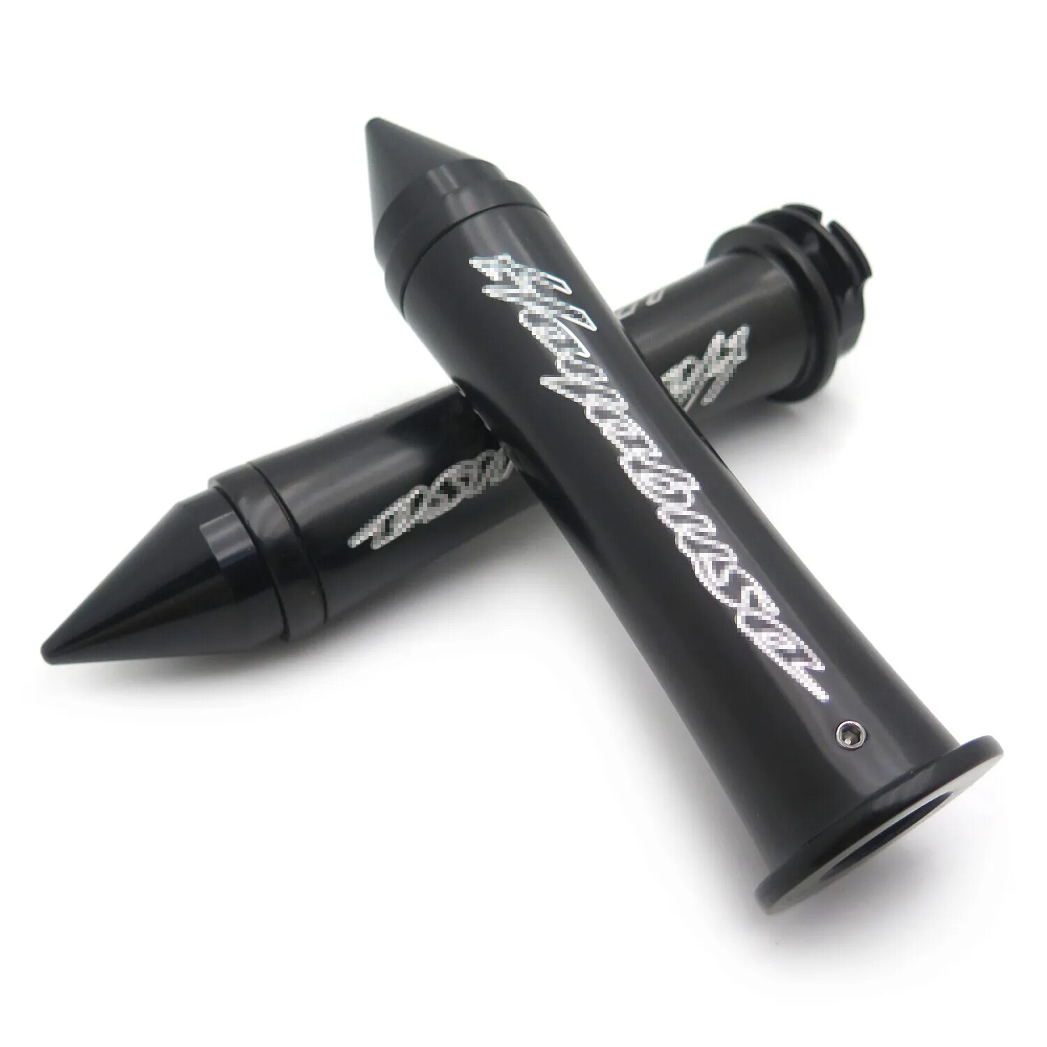 Custom 7/8″ 22mm Handlebar Grips For Suzuki Gsxr 1300 R Hayabusa All Year Black