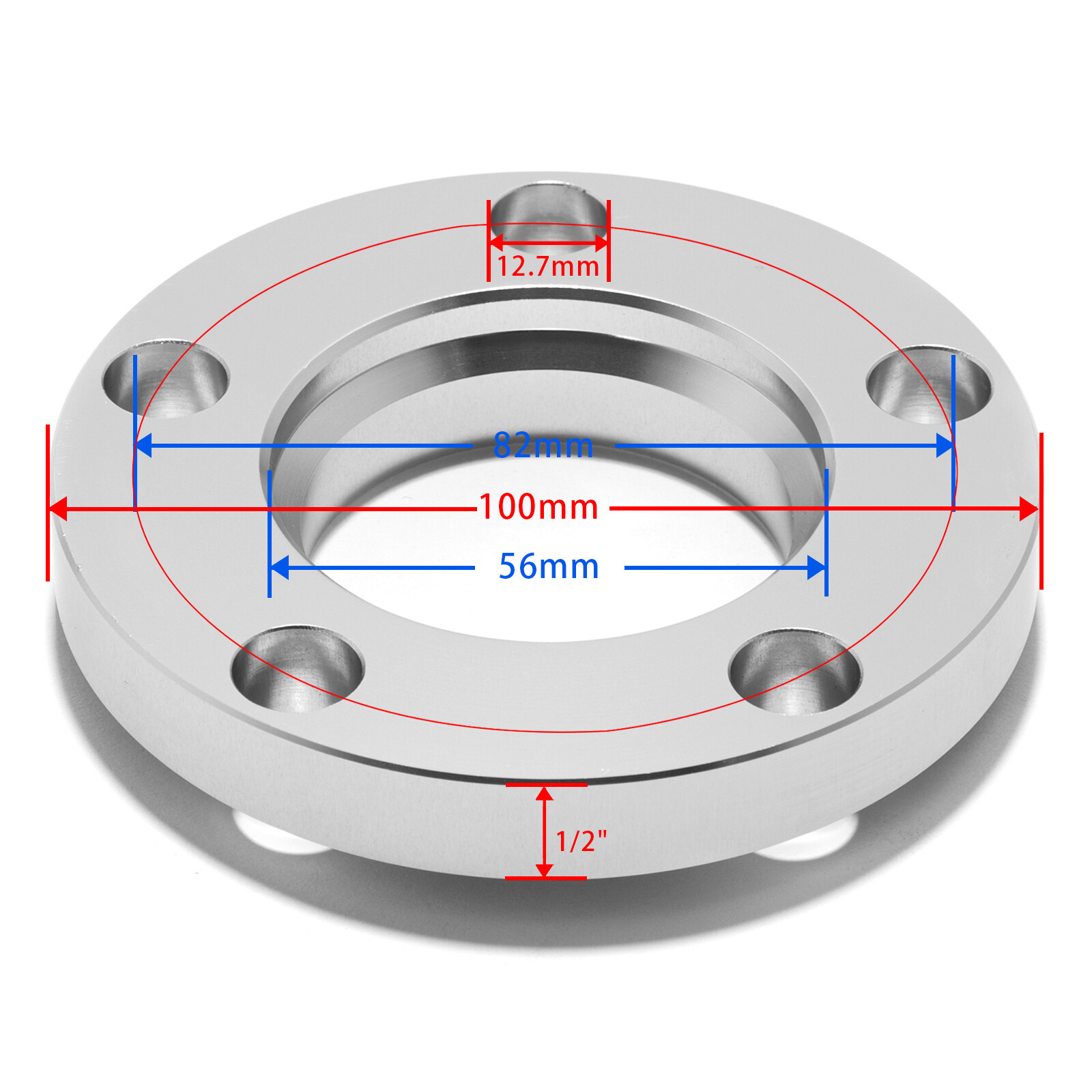1/2″ Thick Rear Sprocket Pulley Spacer .5″ Billet for Harley Universal 2000-UP