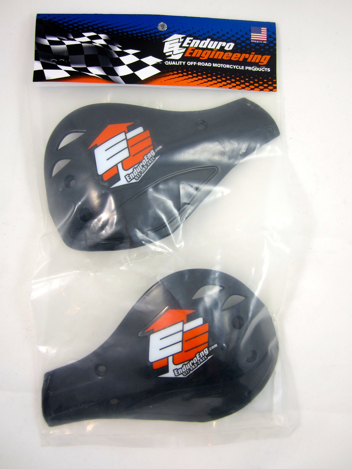 Enduro Engineering Black Plastic Outer Mount Roost Deflectors Handguards NEW