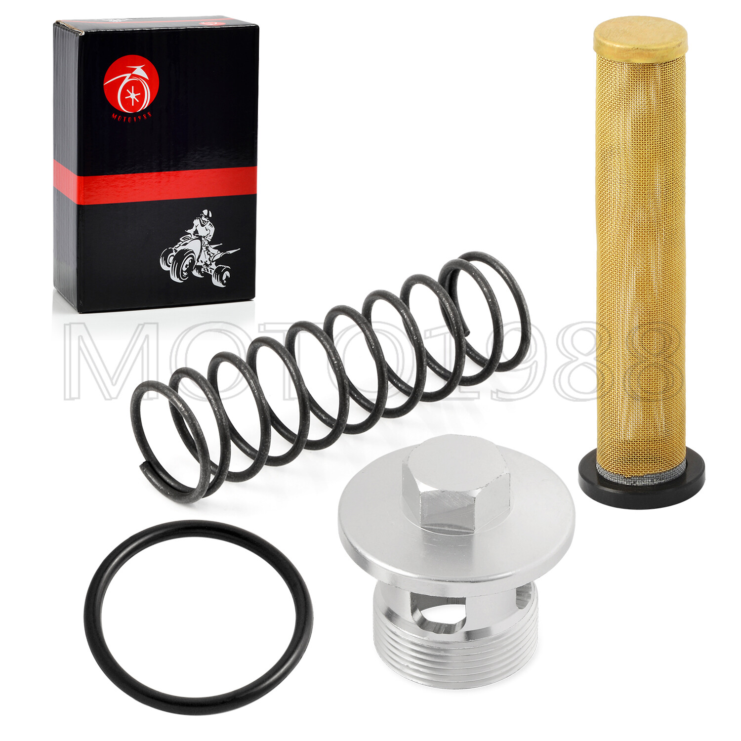 OIL FILTER SCREEN AND OIL FILTER CAP For Kawasaki VULCAN 1500 1600 VN1500 VN1600