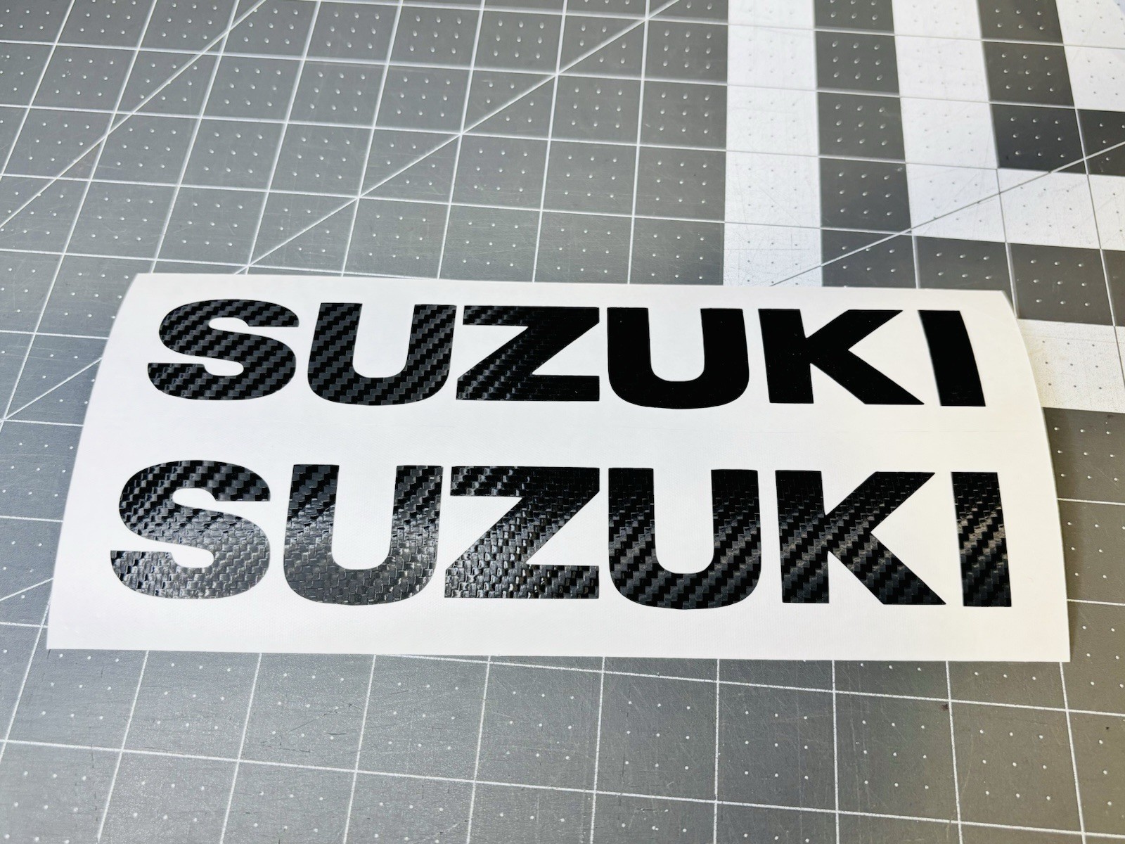 TWO SUZUKI Vinyl Decals Many Szs & Colors Avail FREE Ship