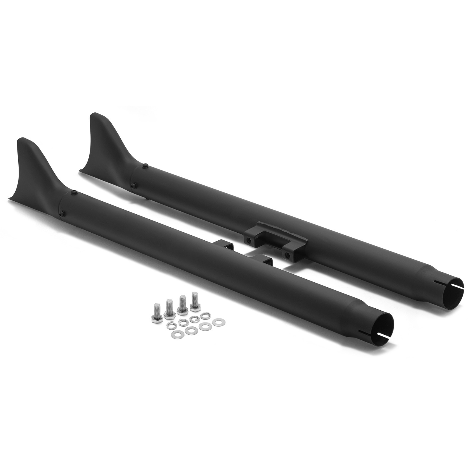 33IN. Fishtail Slip ons Muffler Exhaust for 2009 Softail Deluxe Fishtail Exhaust