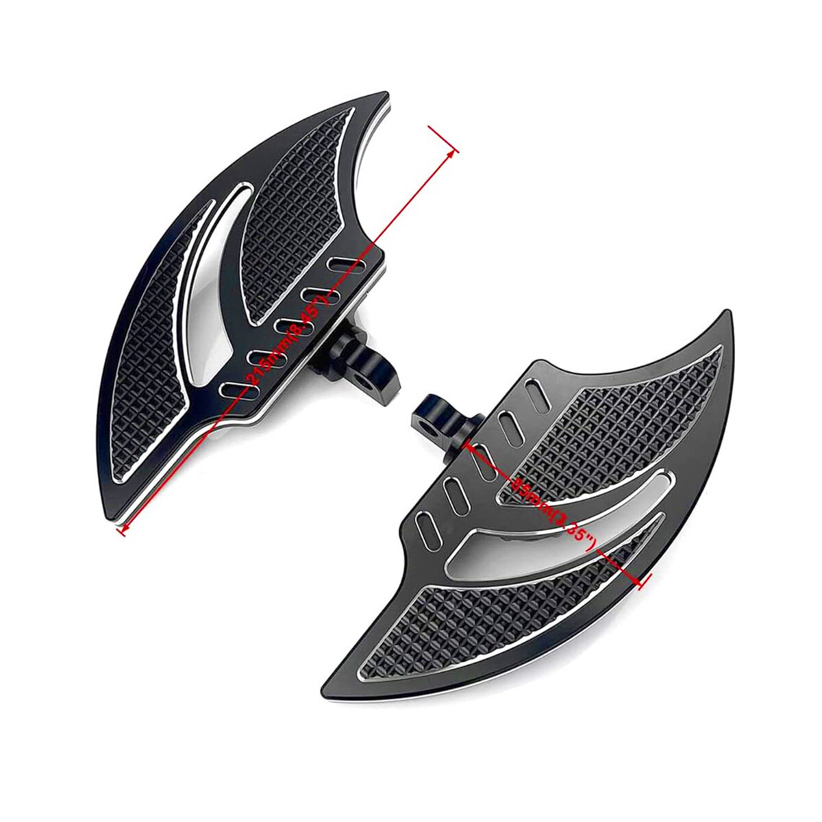 CNC Cut Foot Pegs passenger floorboard for Harley Touring Dyna Sportster XL