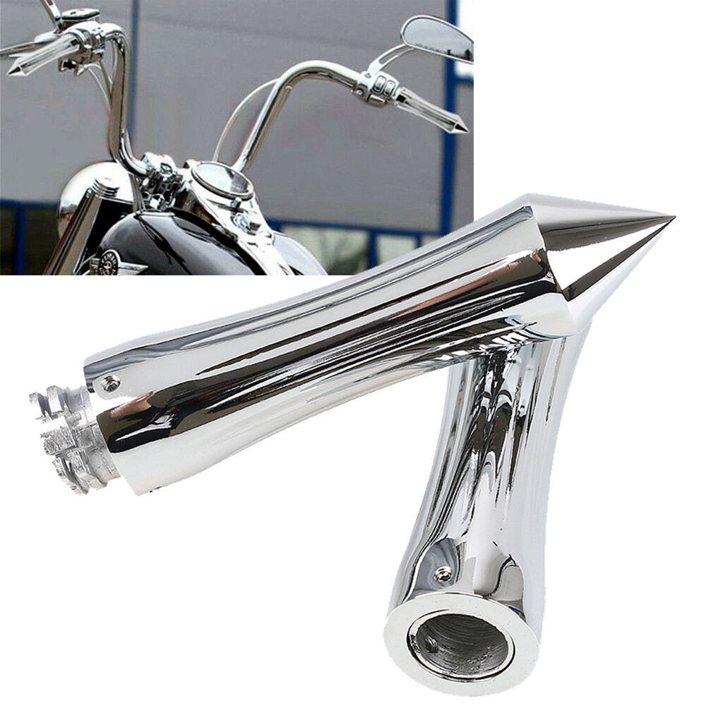 Chrome 25mm 1″ Billet Hand Grips Handlebar Motorcycle For Harley Chopper Bobber