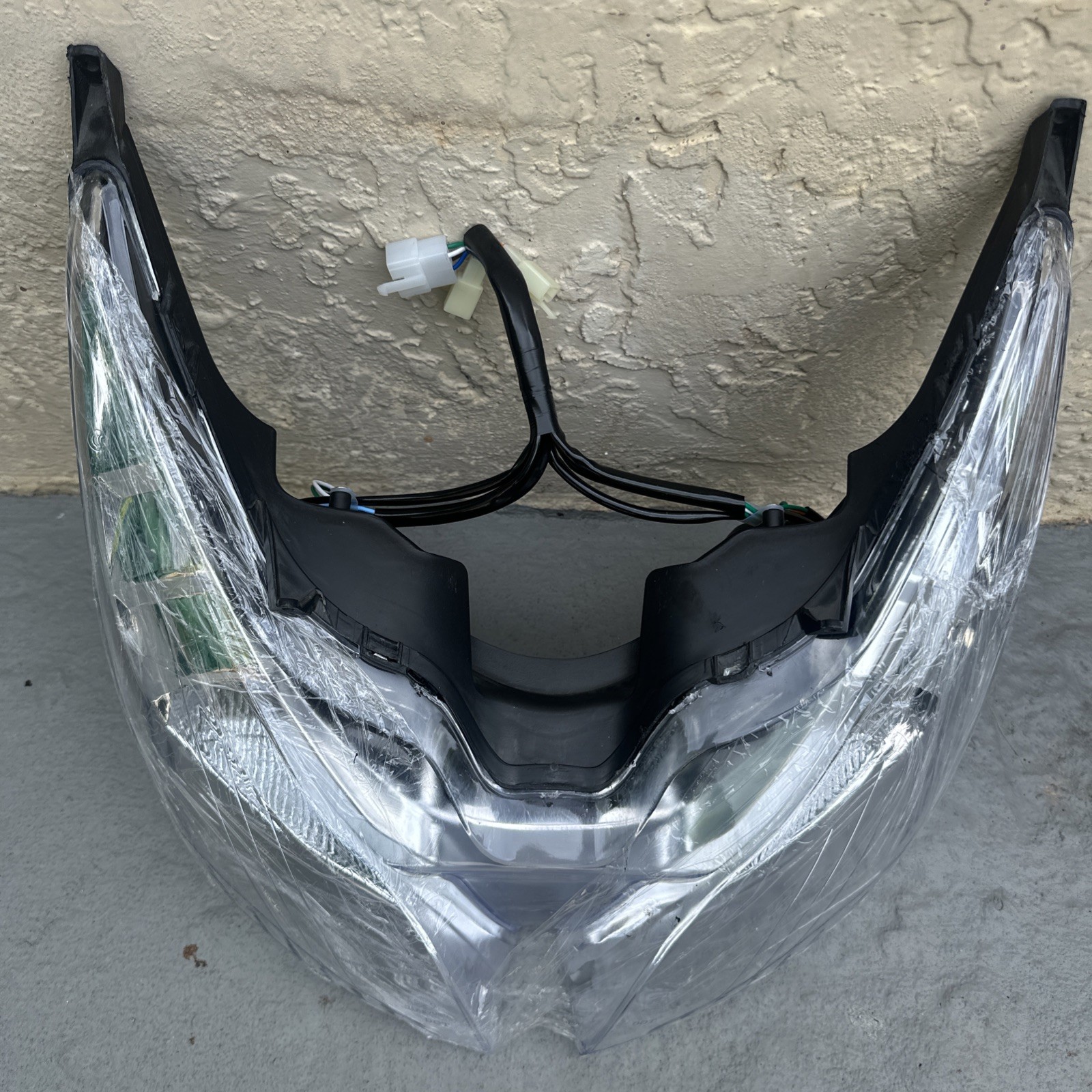 OEM TaoTao EVO 150cc Headlight Assembly Complete w/ Harness Bulbs GY6 Scooter