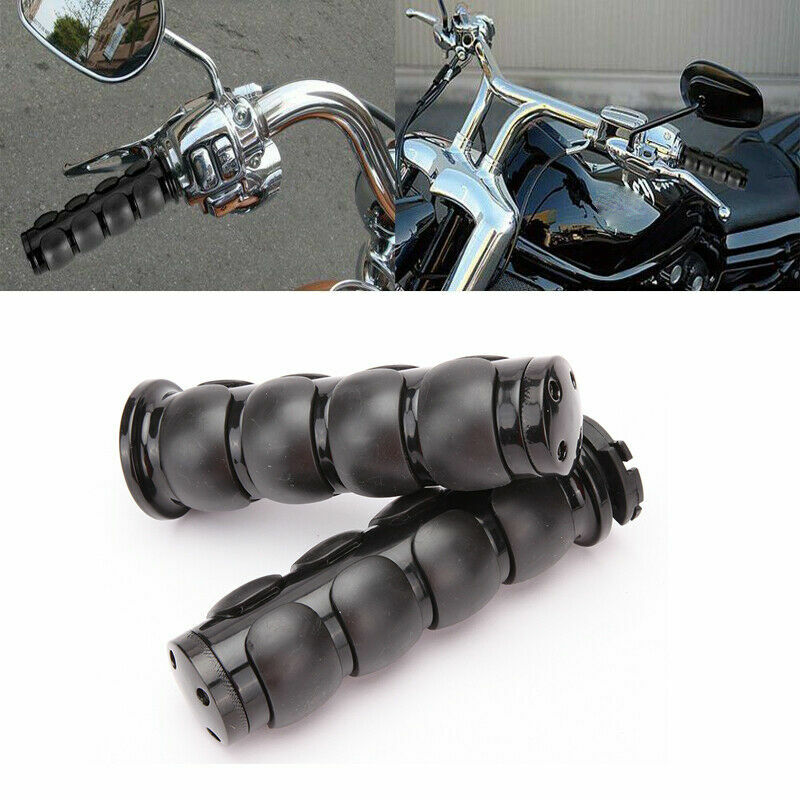 1″ In 25mm Motorcycle Handlebar Hand Grips For Harley Road King Softail Custom