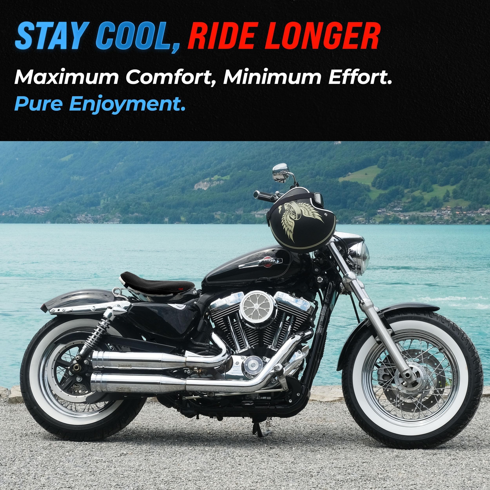 Badass Moto Cool Mesh Motorcycle Seat Cover. Max Airflow Seat For Motorcycle …