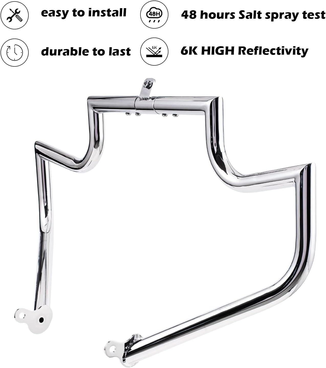 Engine Guard Highway Crash Bar Touring Harley Road King Ultra Glide 1.25” 09-23